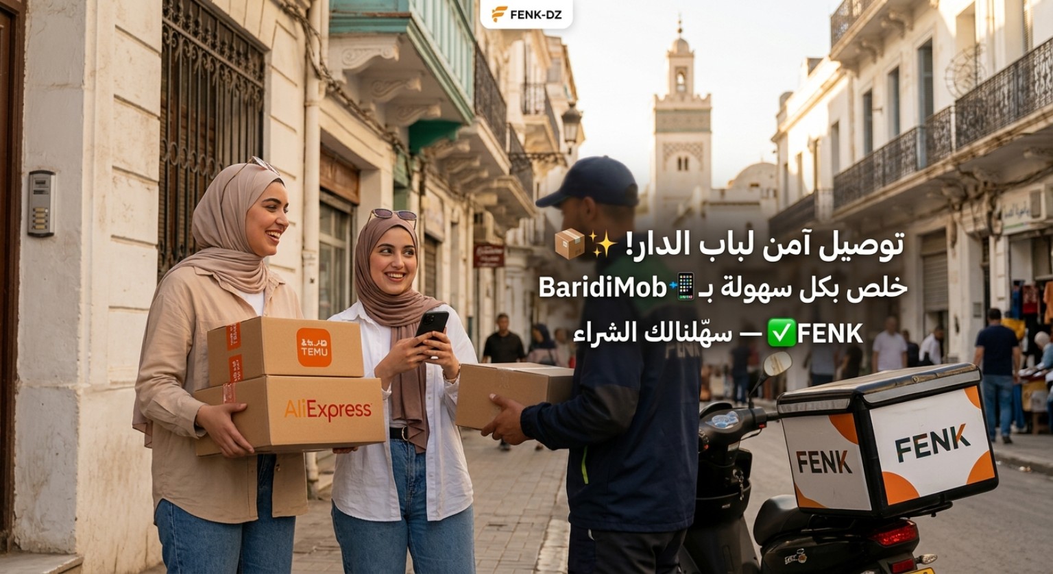 توصيل آمن إلى باب الدار مع FENK